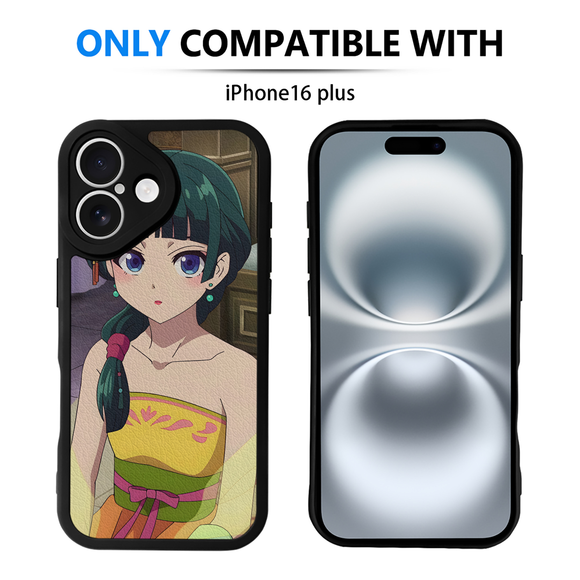 （画像用） 薬屋のひとりごと The Apothecary Diaries 【iPhone 16シリーズ対応】シリコンスマホケース（レザー調） 材質：シリコン